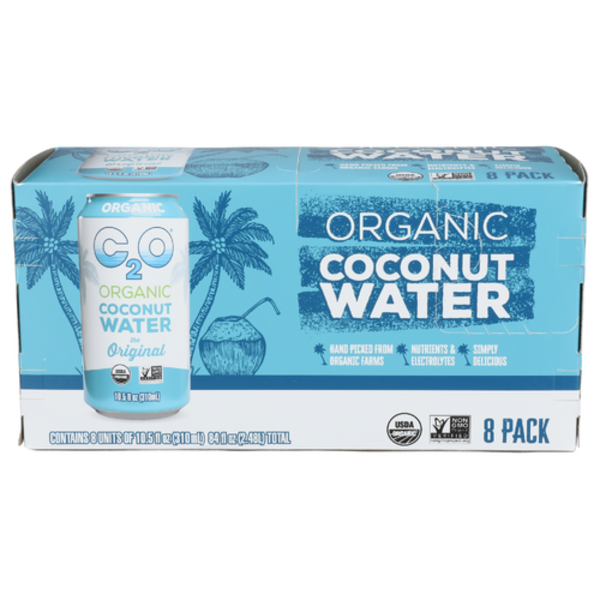 C2o Organic Original Coconut Water 8 Pack