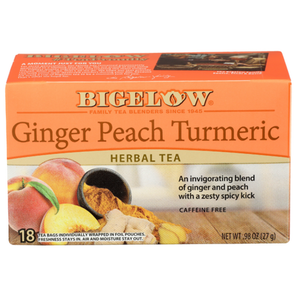 Bigelow Ginger Peach Turmeric Herbal Tea
