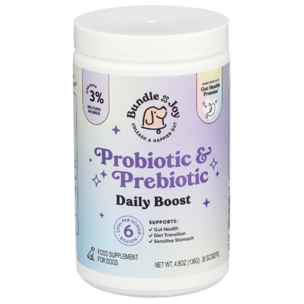 Bundle X Joy Probiotic & Prebiotic Dog Supplement Powder