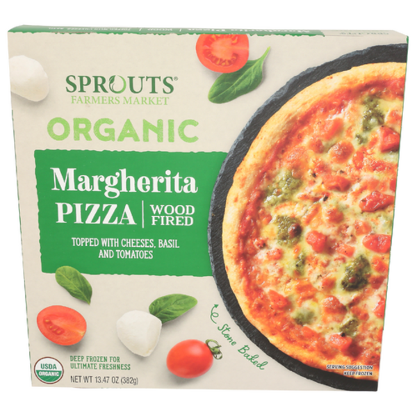 Sprouts Organic Margherita Wood Fired Pizza