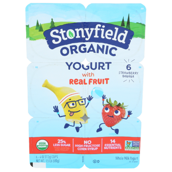Stonyfield Strawberry Baa Yogurt