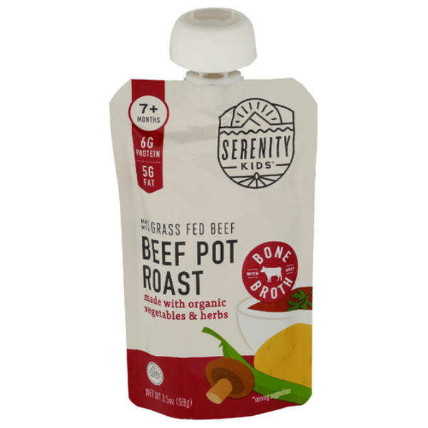 Serenity Kids Beef Pot Roast with Bone Broth, Organic Vegetables & Herbs