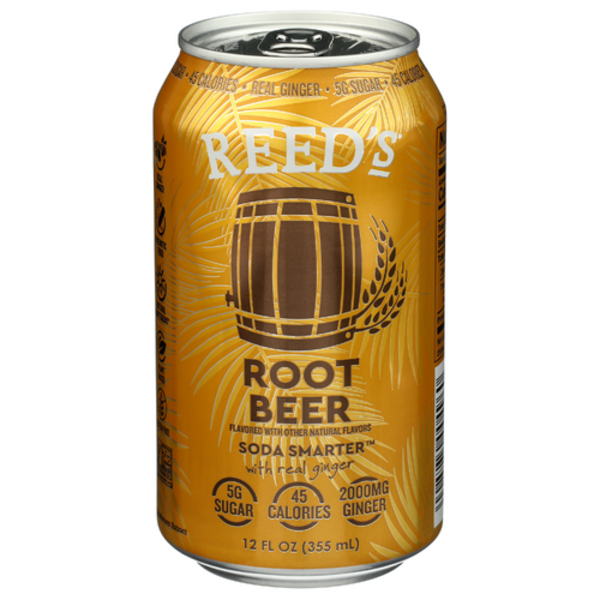 Reed's Real Ginger Root Beer Soda Single Can