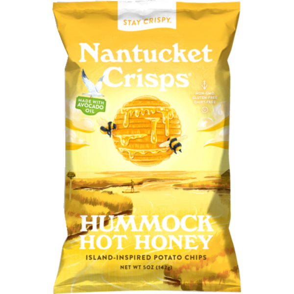 tucket Crisps Hummock Hot Honey Island-Inspired Potato Chips