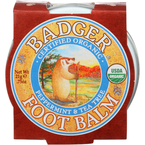 Badger Balm Peppermint & Tea Tree Foot Balm