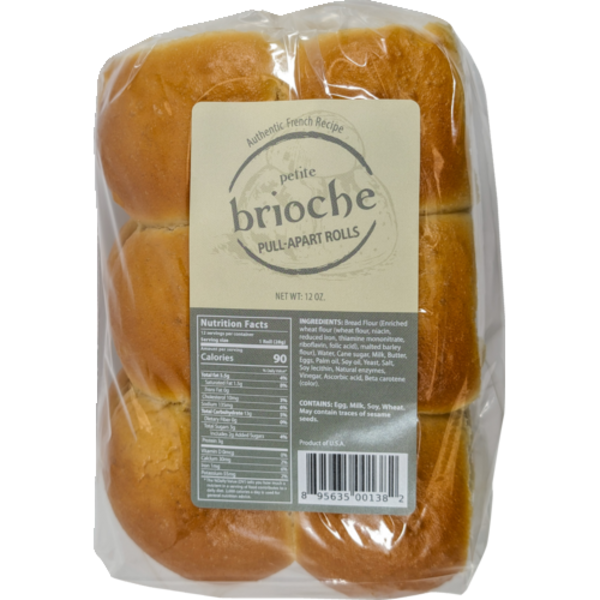 Brioche Petite Rolls, 12 Pack