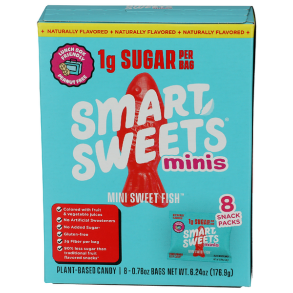 Smart Sweets Minis Sweet Fish 8 Snack Packs