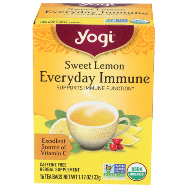 Yogi Tea Organic Sweet Lemon Everyday Immune Tea