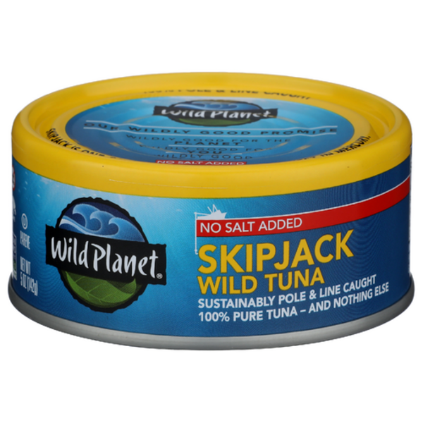 Wild Planet 100% Pure Wild Skipjack Tuna No Salt Added