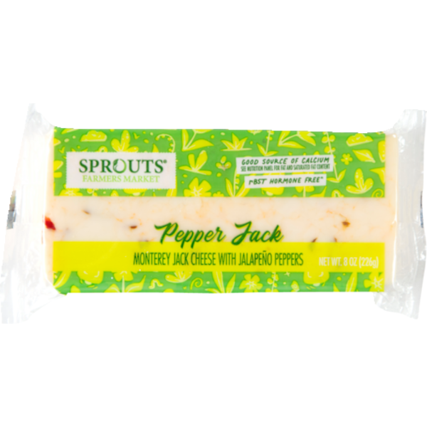Sprouts Pepper Jack Cheese Block