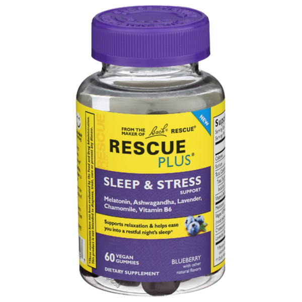 Nelson Bach Sleep & Stress Support Rescue Plus Gummies