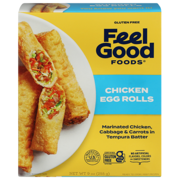 Feel Good Foods Chicken & Vegetable Egg Rolls