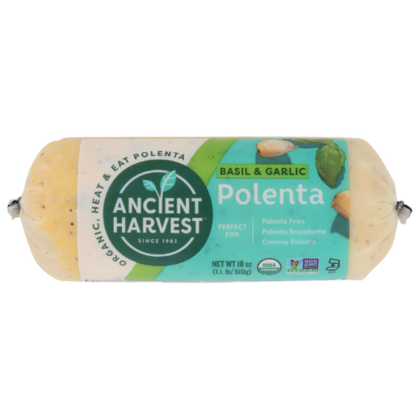 Ancient Harvest Organic Basil Garlic Italian Polenta