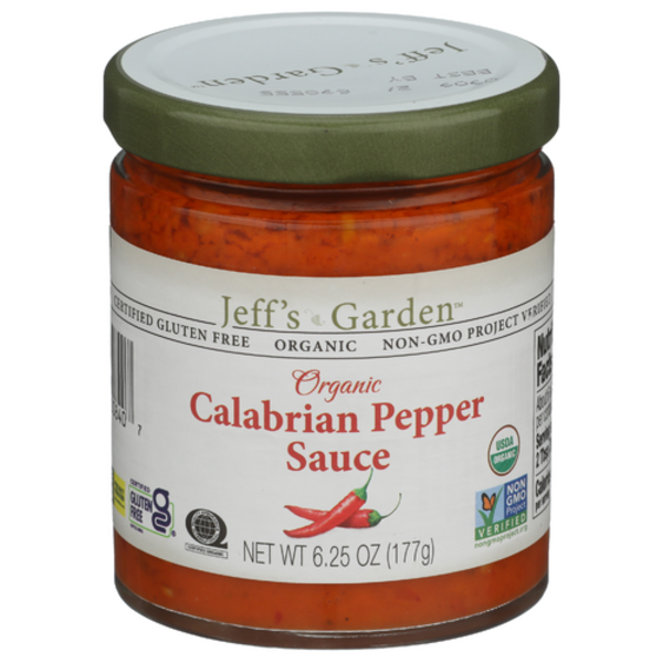 Jeff's Garden Organic Calabrian Pepper Sauce
