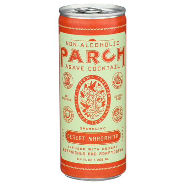 Parch Spirits Desert Margarita Non-Alcoholic Agave Cocktail Single Can