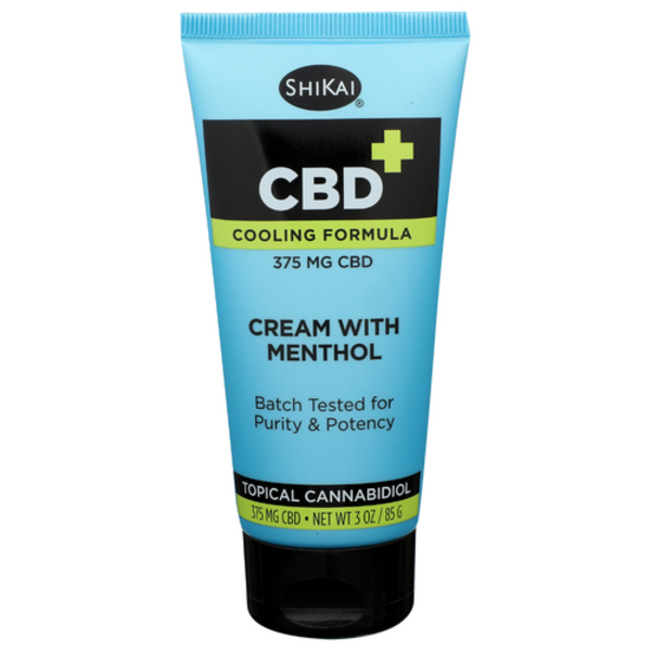 Shikai CBD Mentholated Cream With Menthol & Camphor