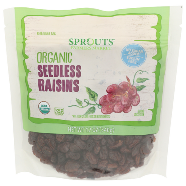 Sprouts Organic Seedless Raisins