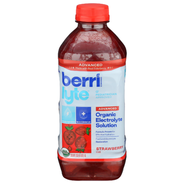 Berri Lyte Organic Strawberry Elecrtolyte Solution