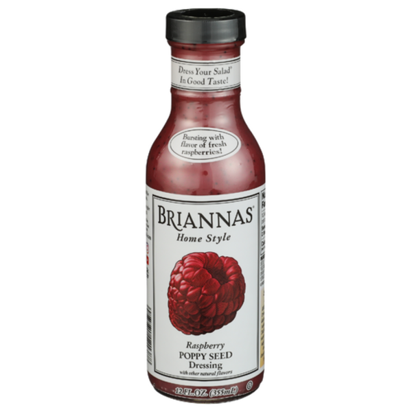 Briannas Homestyle Raspberry Poppy Seed Dressing