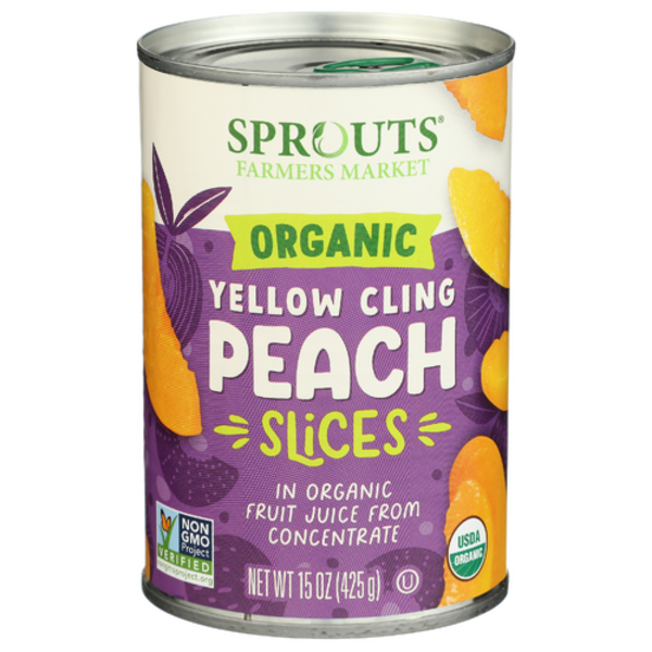Sprouts Organic Peach Slices