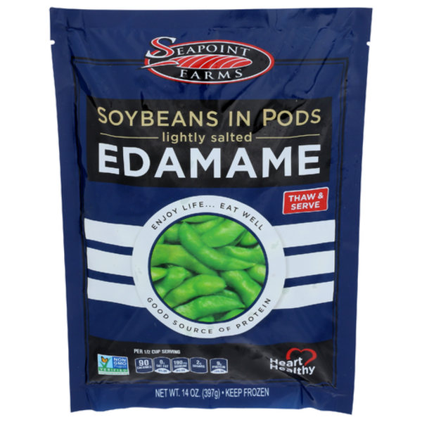 Seapoint Farms Lightly Salted Edamame Soybeans In Pods