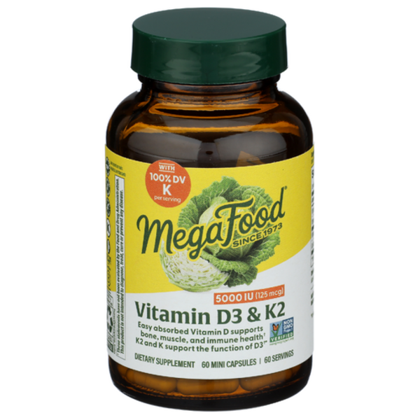 Megafood Vitamin D3 + K2 5000 IU