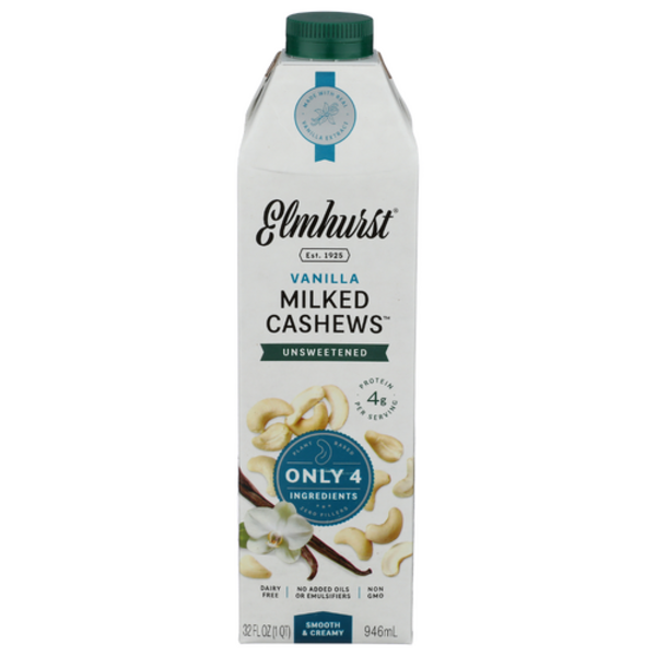 Elmhurst Unsweetened Vanilla Milked Cashews