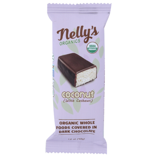 Nelly's Organics Organic Coconut Chocolate Bar