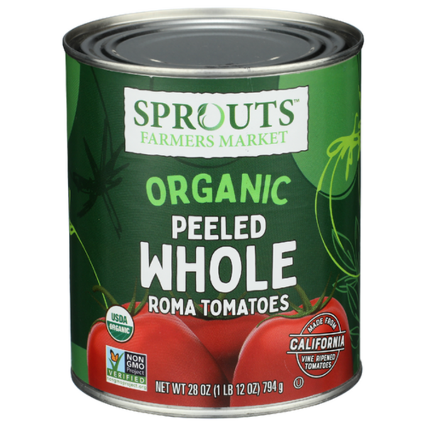 Sprouts Organic Whole Peeled Tomatoes