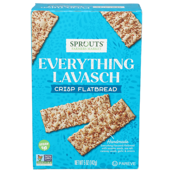 Sprouts Everything Lavasch Crisp Flatbread