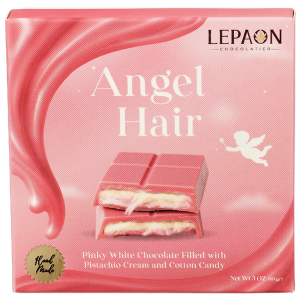 Lepaon Chocolatier Angel Hair Pinky White Chocolate Bar