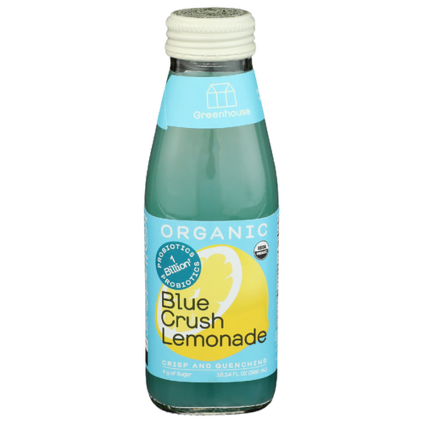 Greenhouse Juice Co Organic Blue Lemonade With Probiotics