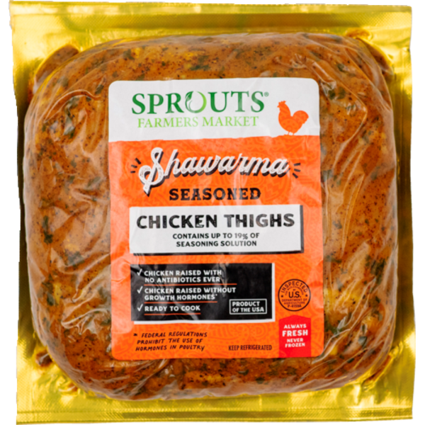 Sprouts Shawarma Seasoned Fresh Chicken Thighs