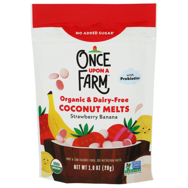 Once Upon A Farm Organic Dairy-Free Toddler Strawberry Baa Coconut Melts