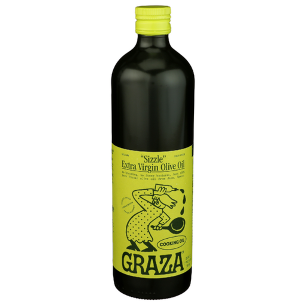 Graza "Sizzle" Extra Virgin Olive Oil Glass Bottle