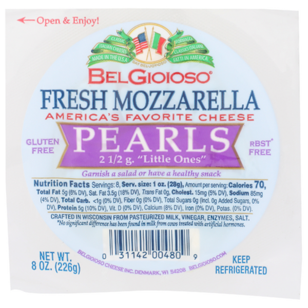 Belgioioso Fresh Mozzarella Pearls
