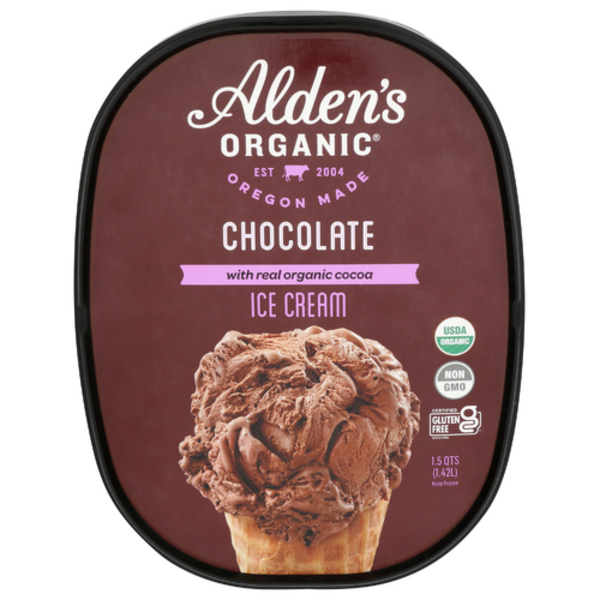 Alden's Organic Chocolate Ice Cream