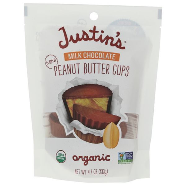 Justin's Organic Mini Milk Chocolate Peanut Butter Cups