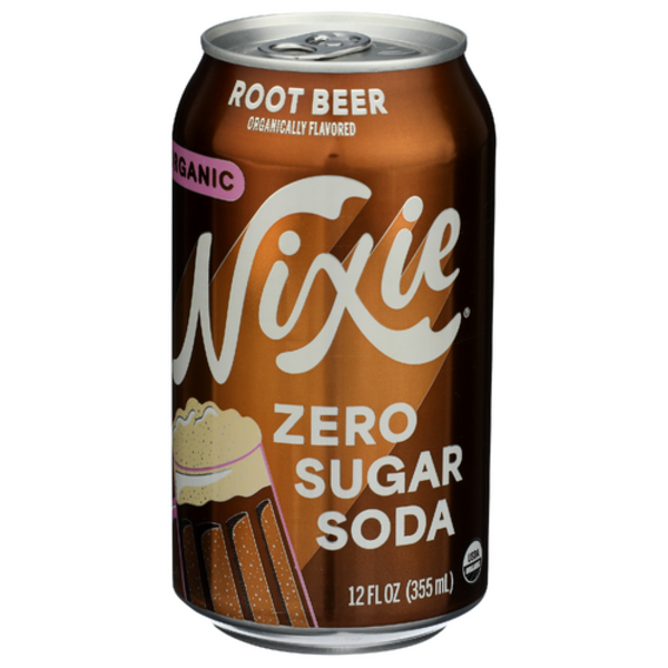 Nixie Sparkling Water Organic Root Beer Zero Sugar Soda