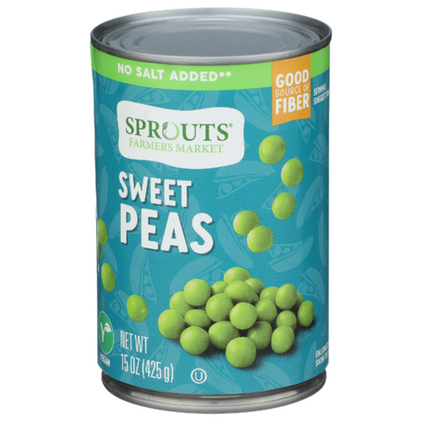 Sprouts No Salt Added Canned Sweet Peas