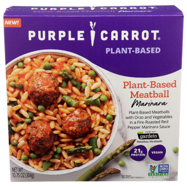Purple Carrot Plant-Based Meatball Marinara Bowl