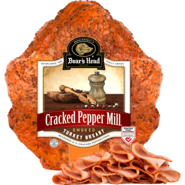 Boar's Head Brand Cracked Pepper Mill Smoked Turkey Breast