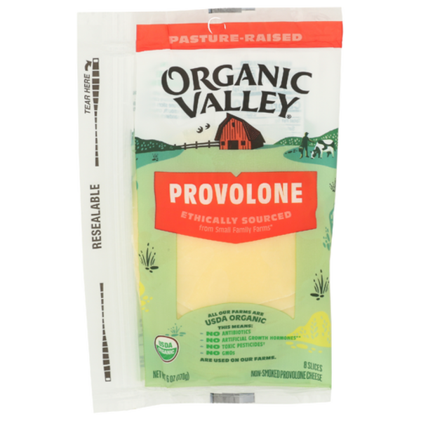 Organic Valley Organic Sliced Provolone Cheese