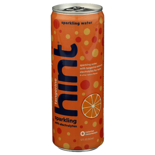 Hint Tangerine Sparkling Water With Electrolytes