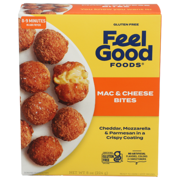 Feel Good Foods Three Cheese Mac & Cheese Bites