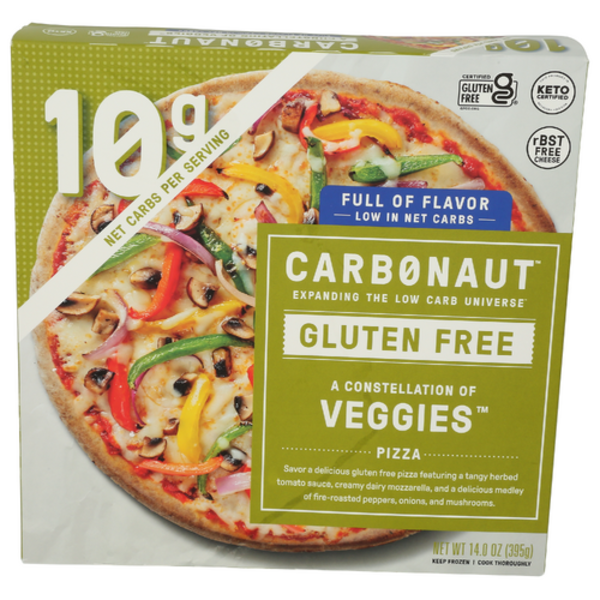 Carbonaut Veggie Gluten Free Low Carb Pizza