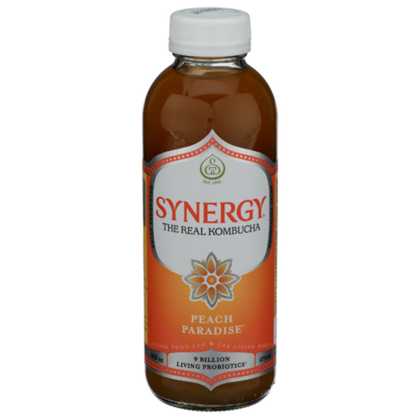 Gt's Living Foods Peach Paradise Raw Kombucha