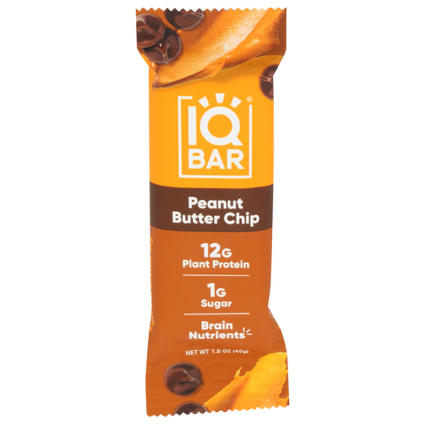 Iq Bar Peanut Butter Chip Bar