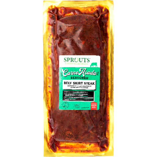 Sprouts Carne Asada Seasoned Fresh Beef Skirt Steak