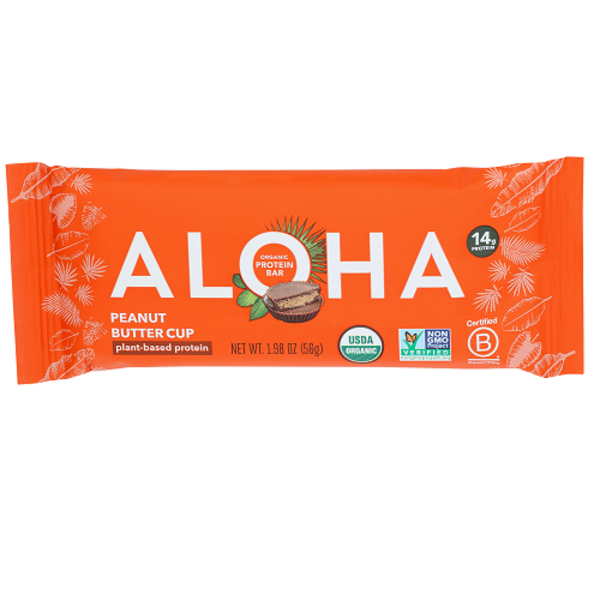 Aloha Organic Peanut Butter Cup Plant-Based Protein Bar